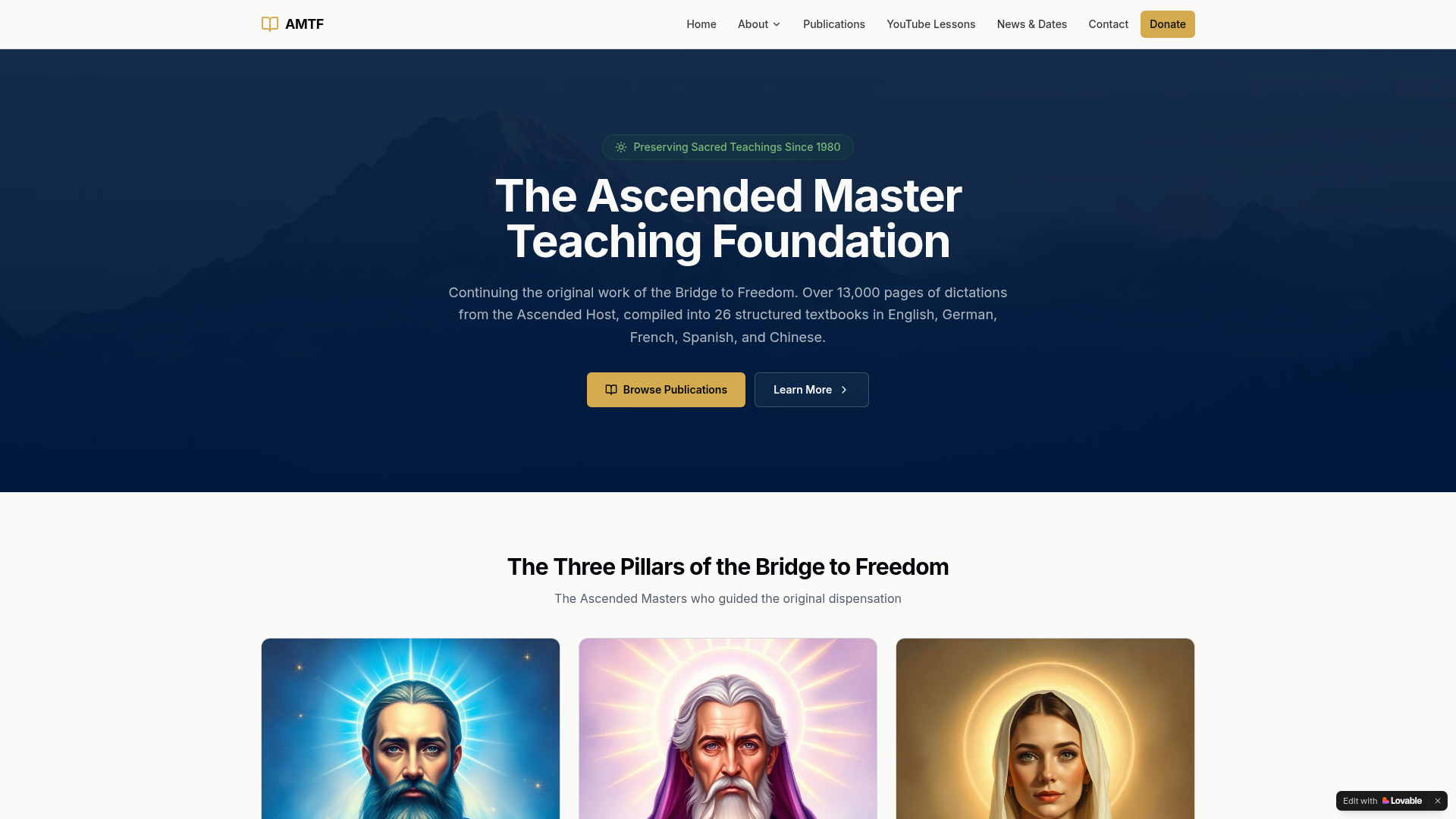 Ascended Master Teaching Foundation