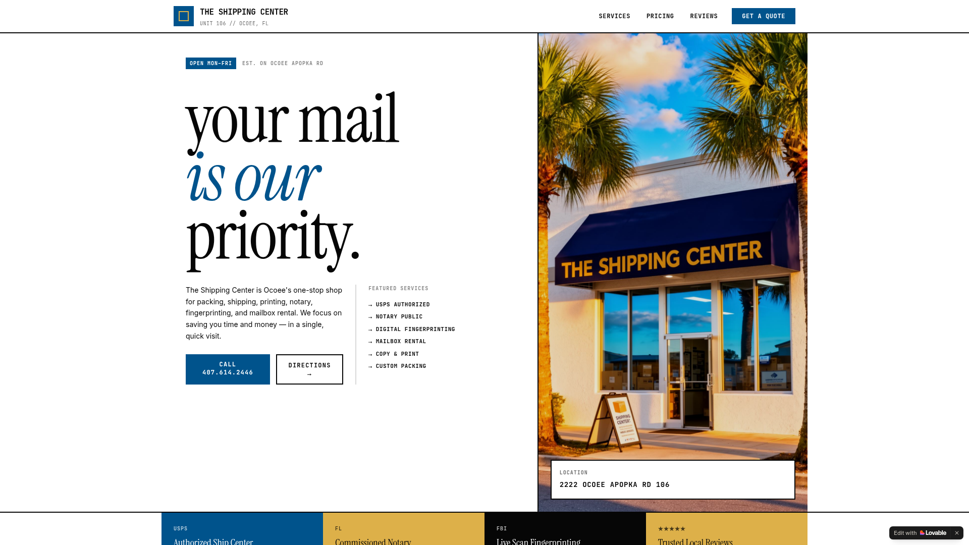 The Shipping Center